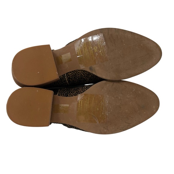 J. Crew Women\'s Black and Gold Flats